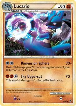 Lucario 14 95 Call of Legends 014/095 card