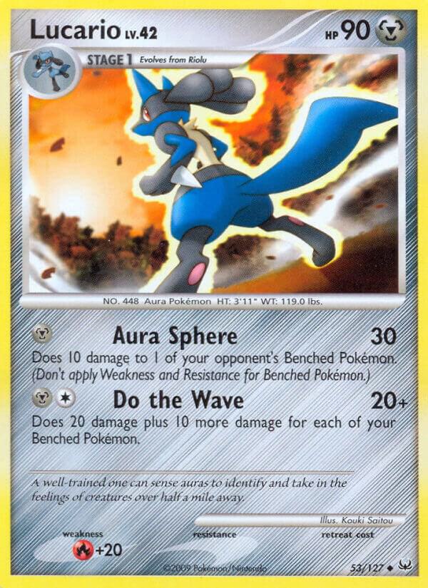 Lucario 53/127 card