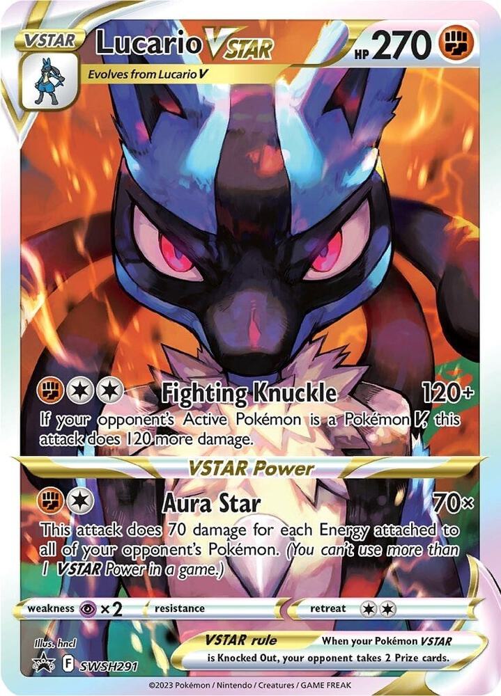 Lucario VSTAR SWSH291 carta