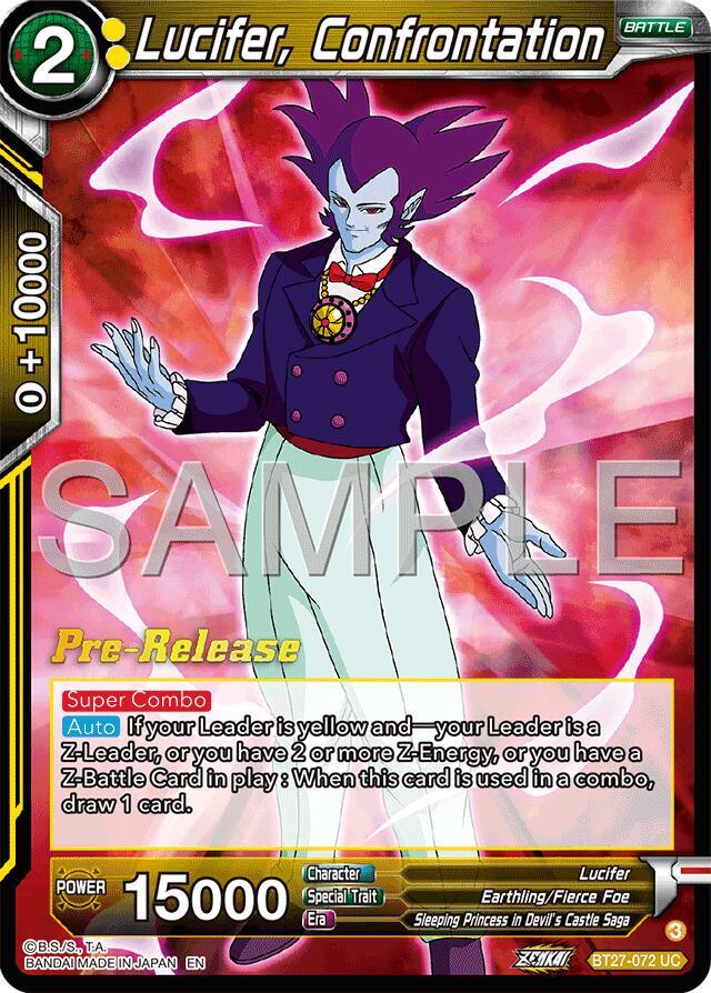 Lucifer Confrentation BT27-072