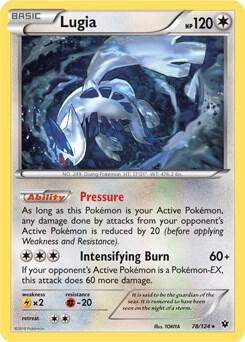 Lugia 78/124 card
