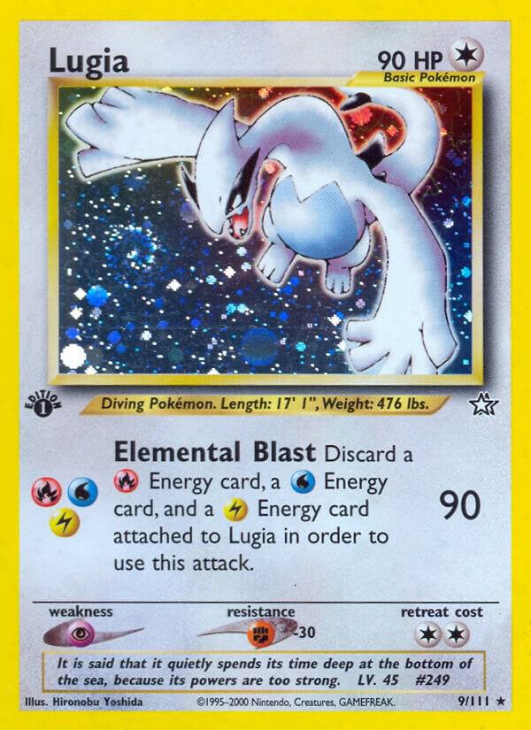 Lugia 9/111 card