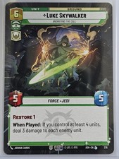 Luke Skywalker Answering the Call Hyperspace 376 card