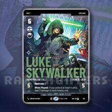 Luke Skywalker Answering the Call Prestige 801 card