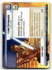 Luke Skywalker Faithful Friend Hyperspace 1/2 card