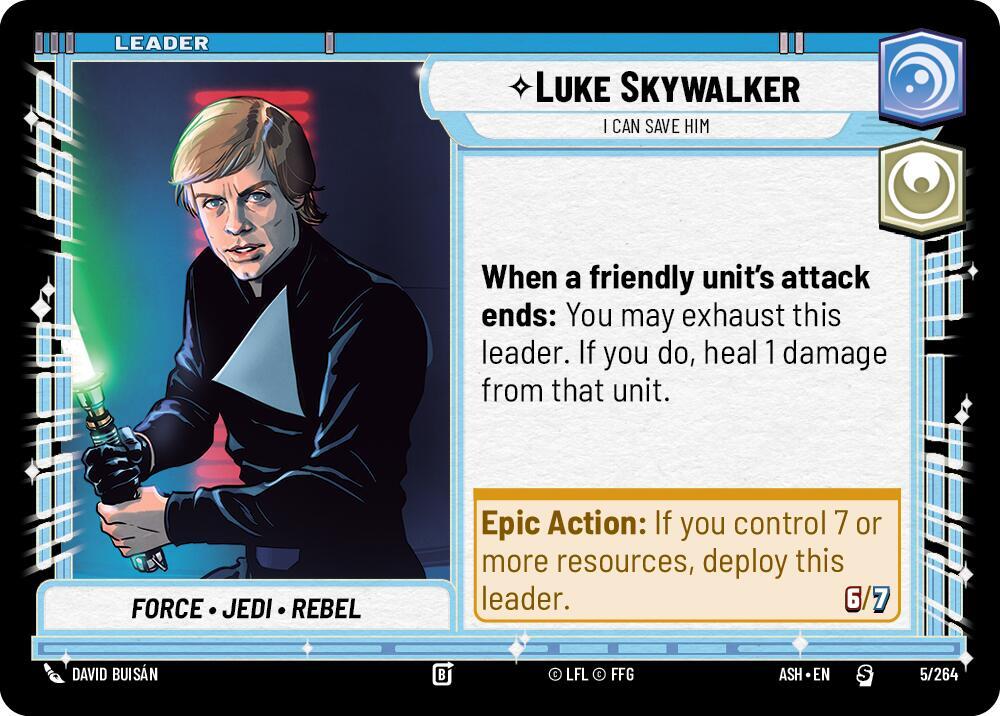 Luke Skywalker I Can Save Him 5/264 card
