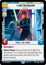 Luke Skywalker Jedi Knight 051/252 card