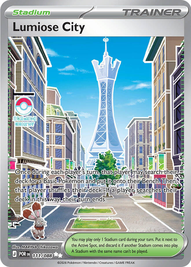 Lumiose City 111/088 card