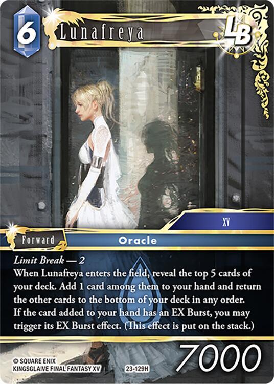 Lunafreya LB 23-129H carta