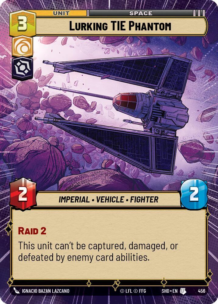Lurking TIE Phantom Hyperspace 456 card
