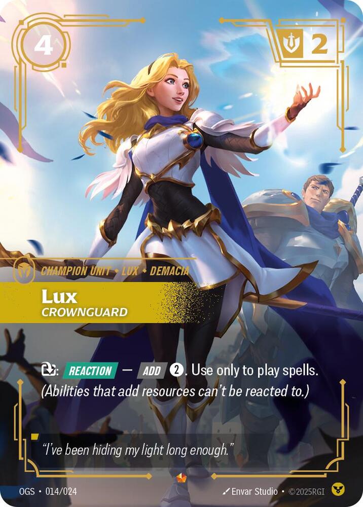 Lux Crownguard 014/024 carta