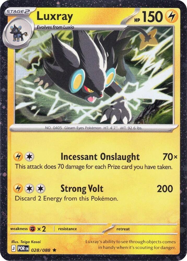 Luxray 028/088 card