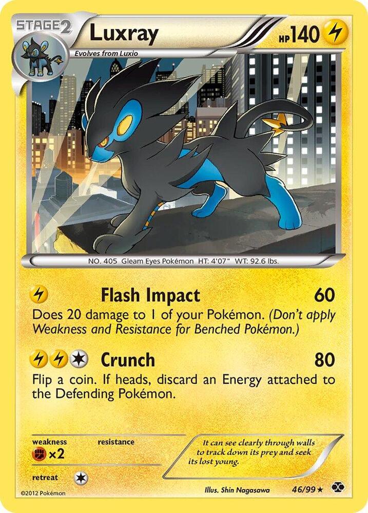 Luxray 46 99 Non Holo 046/099 card
