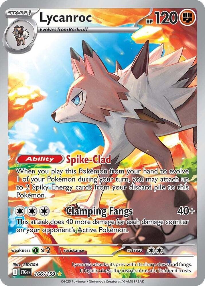 Lycanroc 166/159 card
