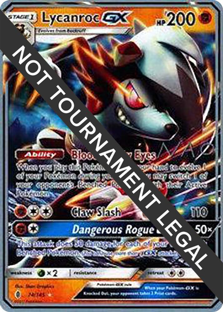 Lycanroc GX 2018 Naohito Inoue 74/145 carta