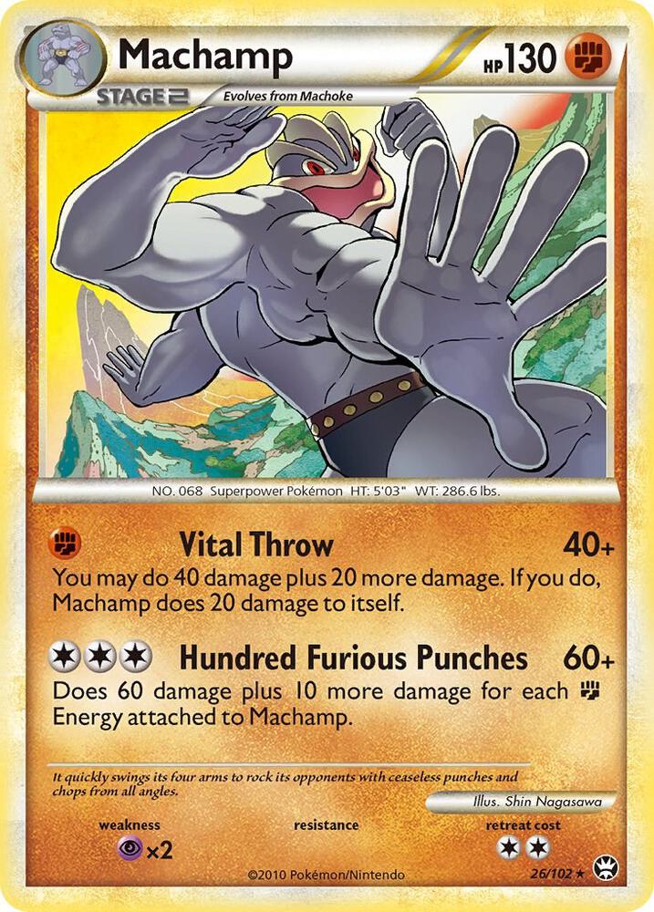Machamp 26/102 card