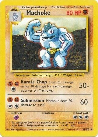 Machoke 034/102 card