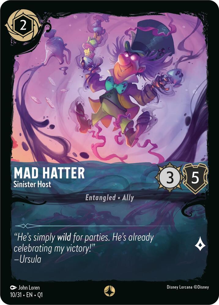 Mad Hatter Sinister Host 10/31