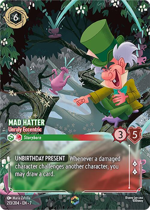 Mad Hatter Unruly Eccentric Enchanted 213/204 carta