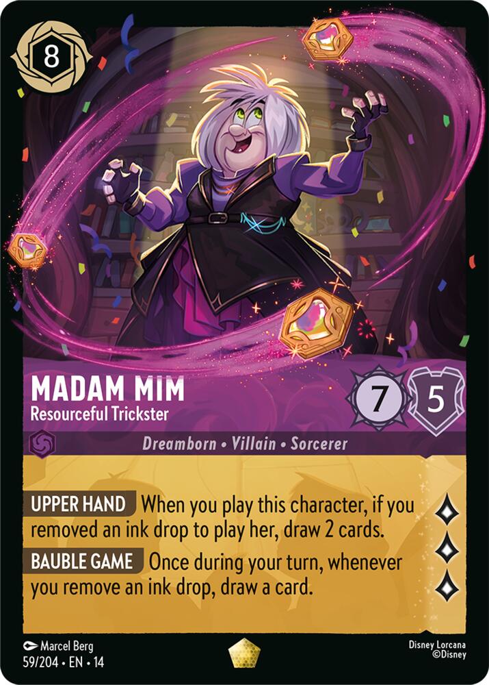 Madam Mim Resourceful Trickster 59/204 card