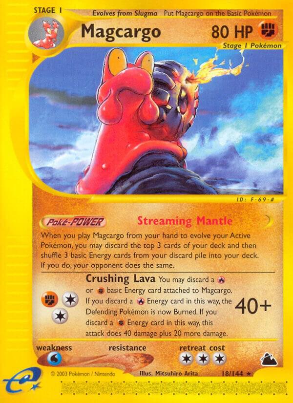Magcargo 18 018/144 card