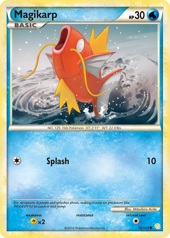 Magikarp 72/123 card