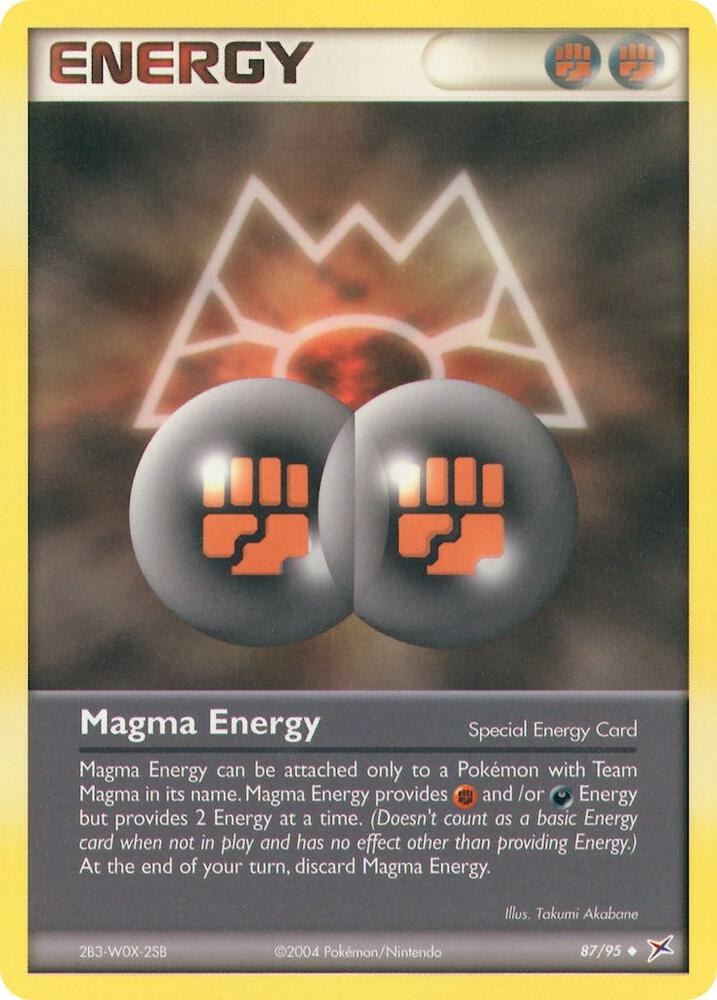 Magma Energy 87/95 card