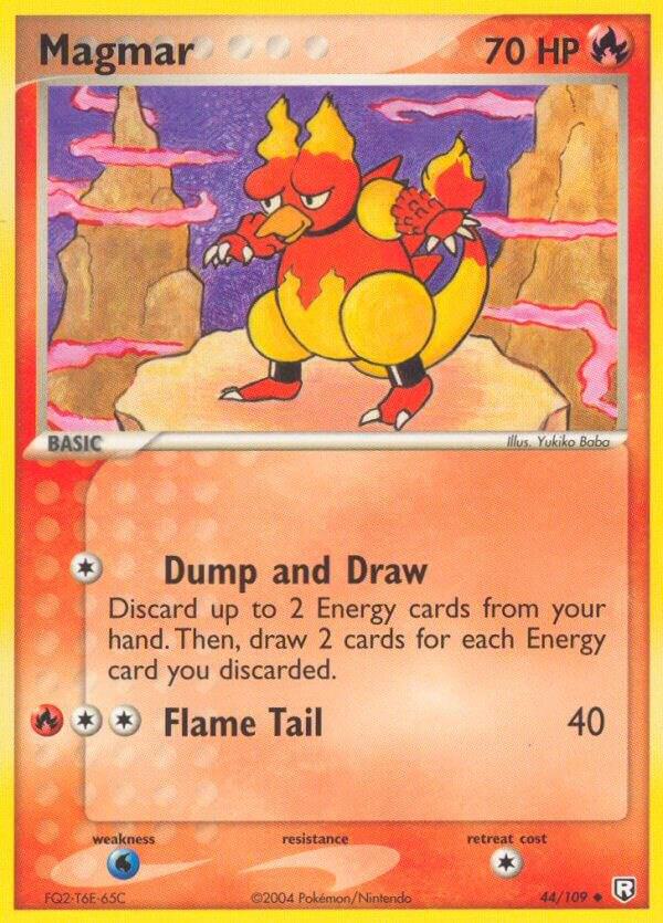 Magmar 44/109 card