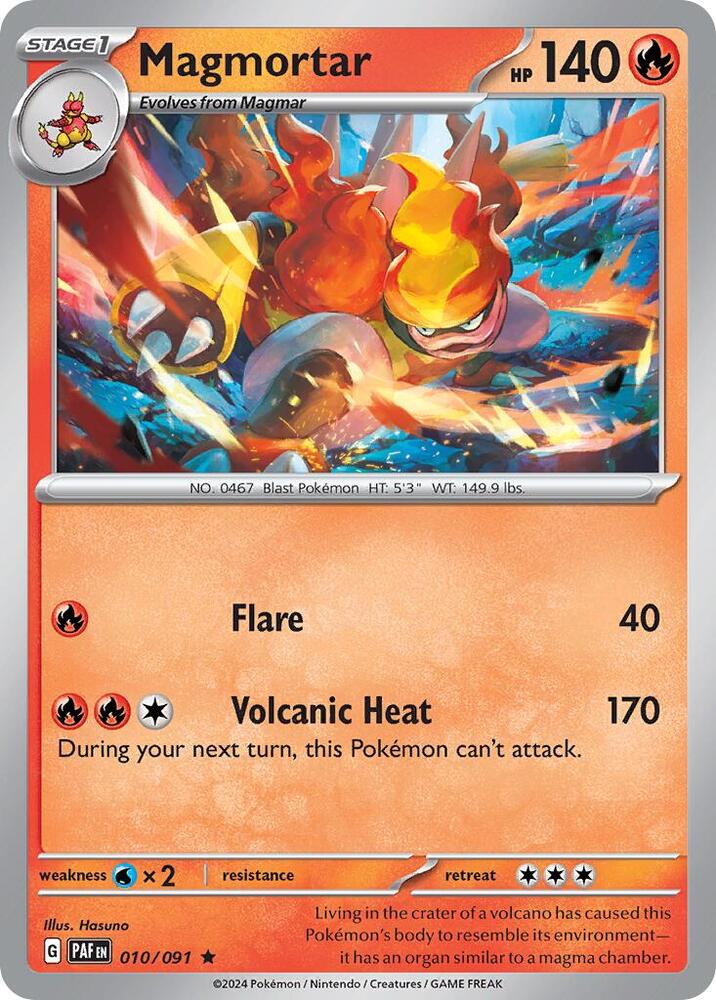 Magmortar 010/091 card