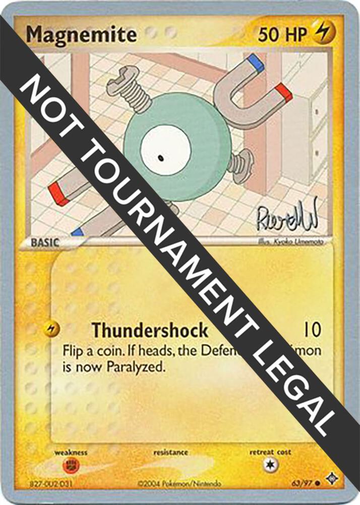 Magnemite 2004 Reed Weichler 63/97 card