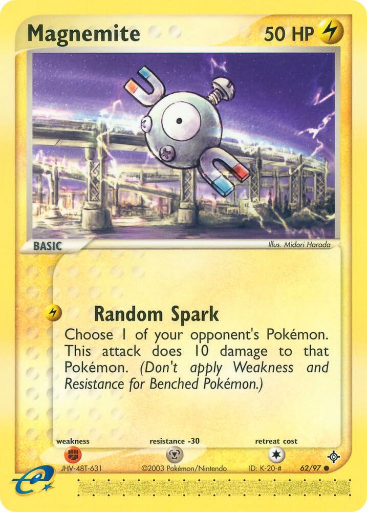 Magnemite 62 97 card