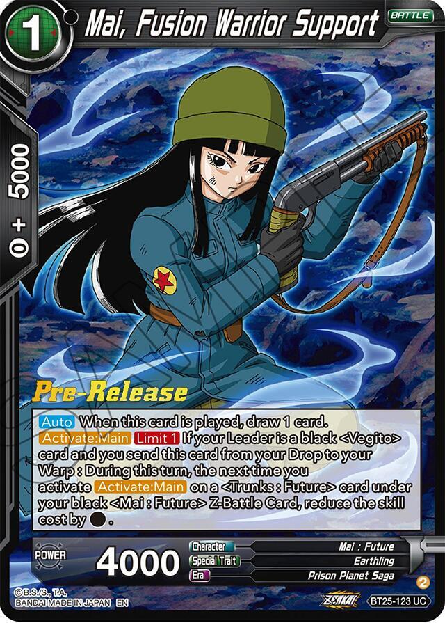 Mai Fusion Warrior Support BT25-123 carta