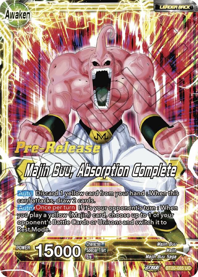 Majin Buu Majin Buu Absorption Complete BT20-085