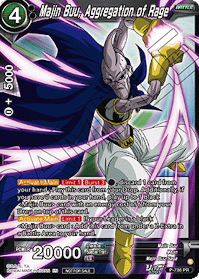 Majin Buu Aggregation of Rage Ultra Bout Series Tournament Pack Vol2 P-736
