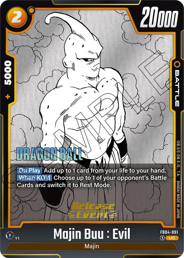 Majin Buu Evil FB04 091 card