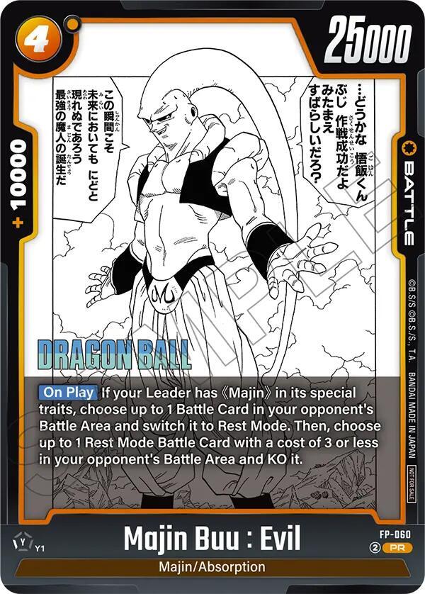 Majin Buu Evil FP 060 carta