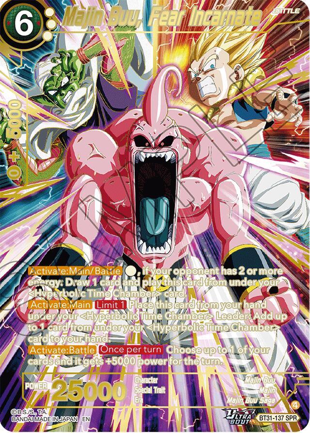 Majin Buu Fear Incarnate BT31-137 card