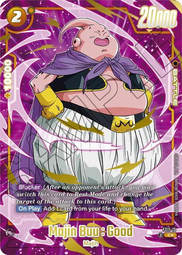 Majin Buu Good Gold FS11-15 carta