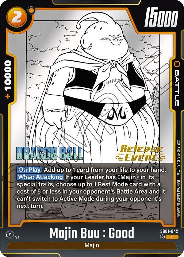 Majin Buu Good SB01 042 card