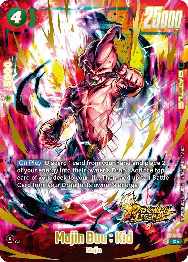 Majin Buu Kid Bonus Pack Alternate Art FS10-15 card
