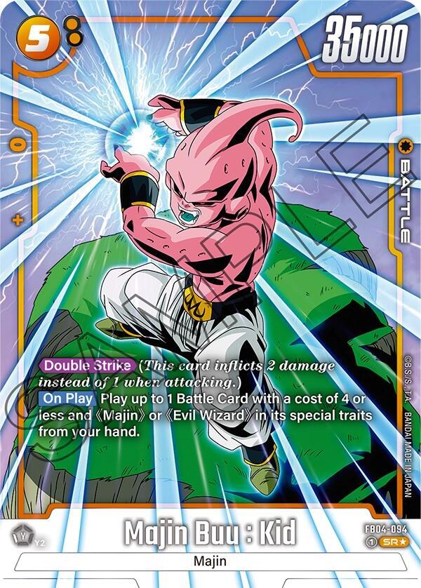 Majin Buu Kid FB04 094 Alternate Art card