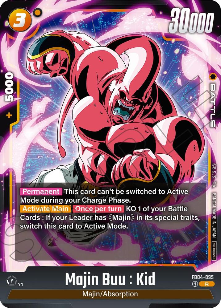 Majin Buu Kid Limited Pack 01 FB04-095