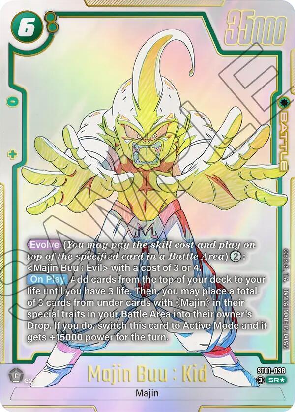 Majin Buu Kid ST01 038 Alternate Art carta