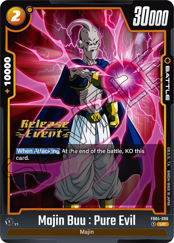 Majin Buu Pure Evil FB04-096 card