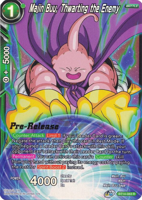 Majin Buu Thwarting the Enemy BT14-083 carta