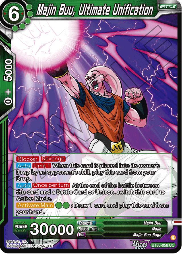 Majin Buu Ultimate Unification BT30-058