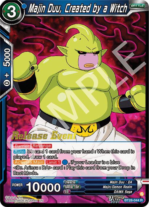 Majin Duu Created by a Witch BT28-044 card