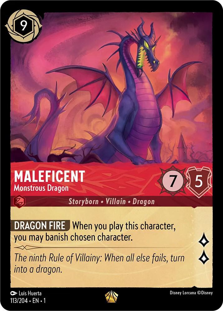 Maleficent Monstrous Dragon 113/204