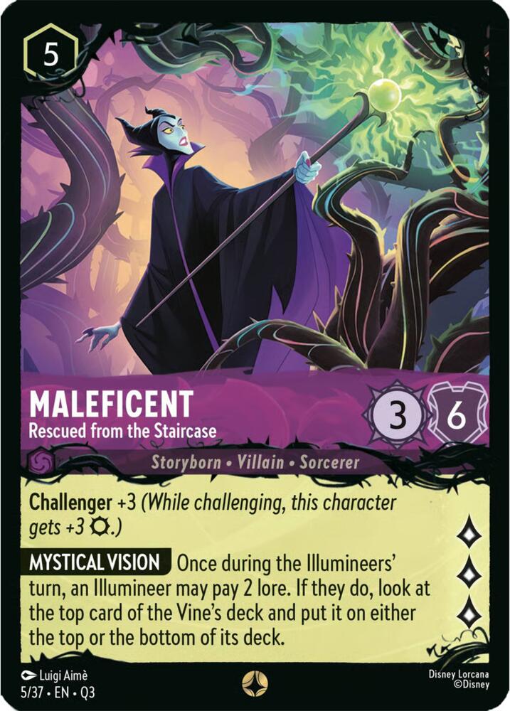 Maleficent Rescued from the Staircase 5/37 carta