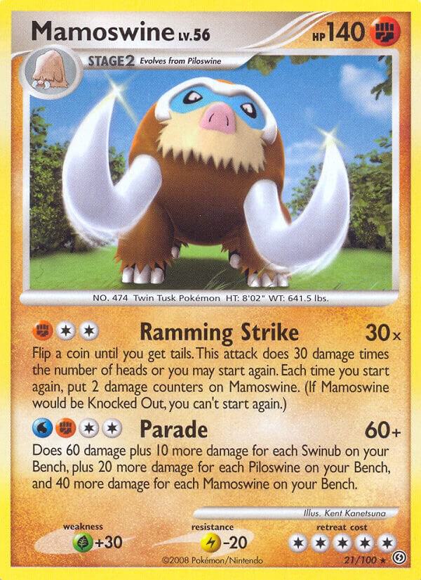 Mamoswine 21/100 card